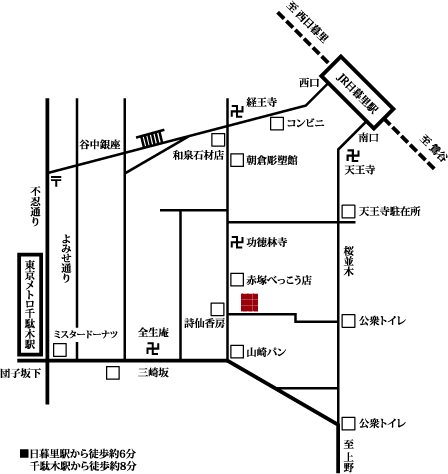 寺町美術館周辺地図